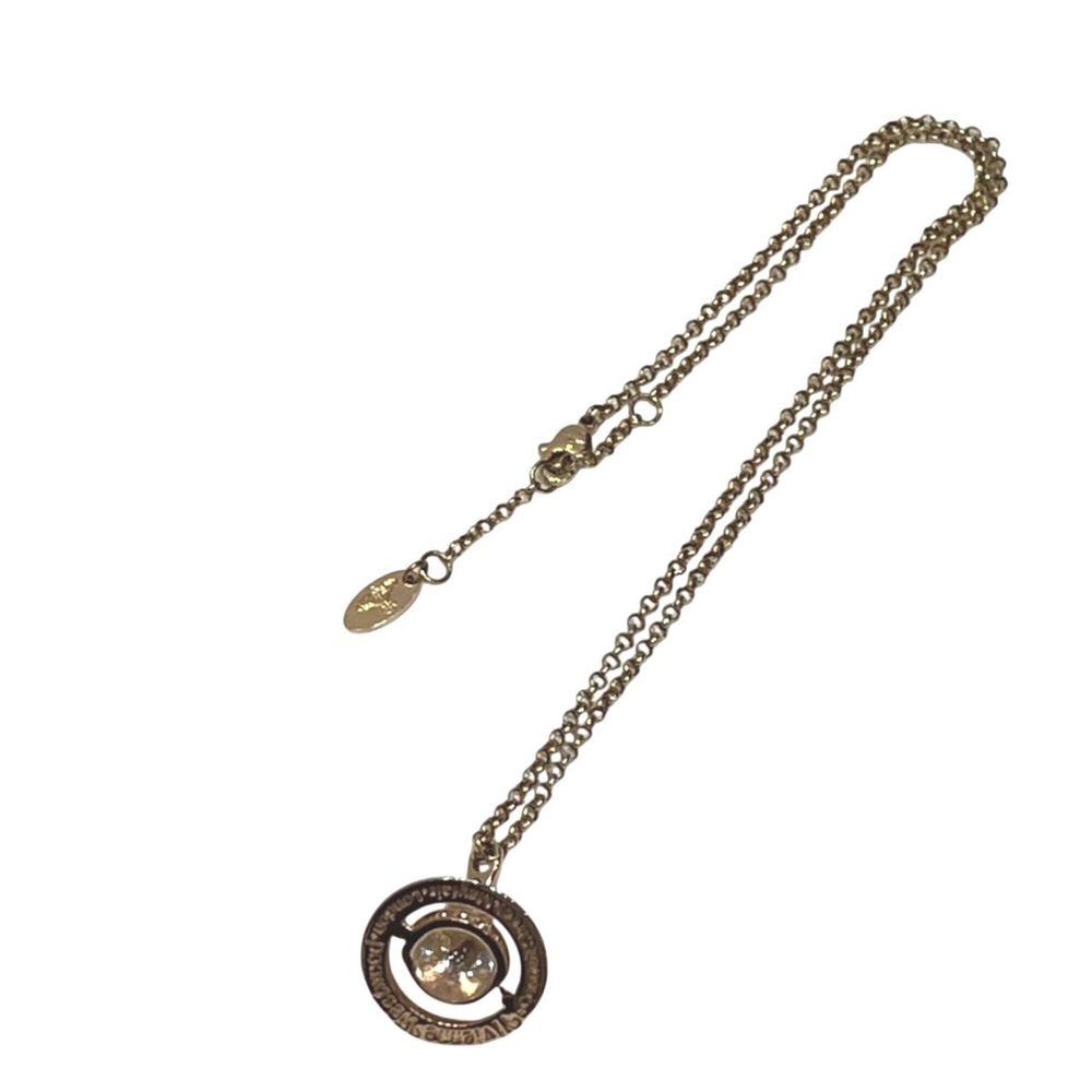 Vivienne Westwood Rhinestone Orb Necklace, Accessory, Total Weight 12g, 46cm,... - Picture 3 of 8